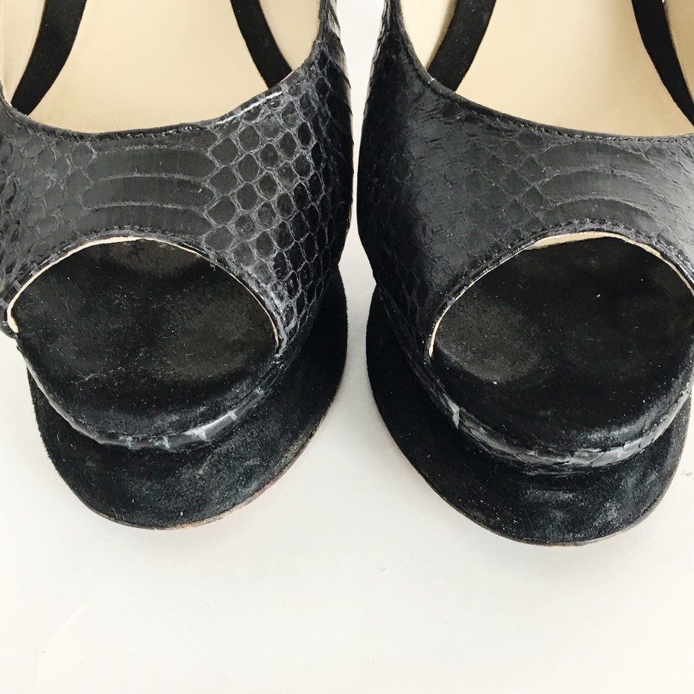 Alexandre Birman | Python Peep-Toe Pumps - image 8